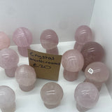 Rose quartz mushroom