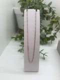 16” Sterling silver figaro chain