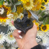 Backflow burner leaf