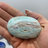Carribean calcite palmstone