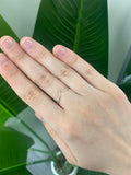 Sterling silver wave ring