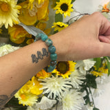 Chrysocolla tumblestone bracelet