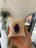 Amethyst Cluster Bangle