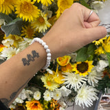 Howlite bead M