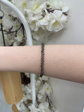 smokey quartz S bead bracelet