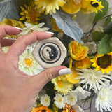 Ying yang incense holder