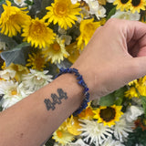 Lapis lazuli Chipped bracelet