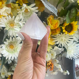 Selenite pyramid