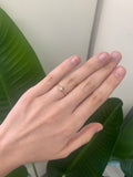 Gold round ring