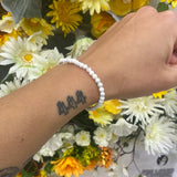 Howlite XS bead bracelet