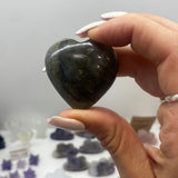 Labradorite heart M