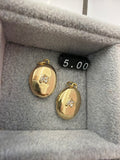 Gold charm pendants
