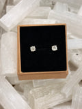 Moonstone studs