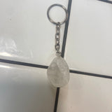 Crystal egg keyring
