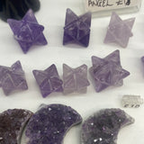 Amethyst merkaba star