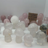 Clear quartz mushroom M