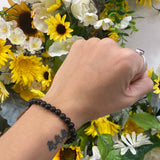 Golden Obsidian Bead bracelet