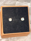 Moonstone studs
