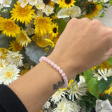 Rose quartz bead M