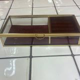 Burgandy jewellery box M