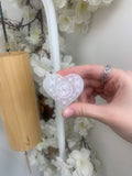 selenite zodiac heart