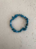Apatite chip bracelet
