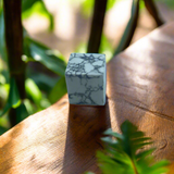 Howlite cube