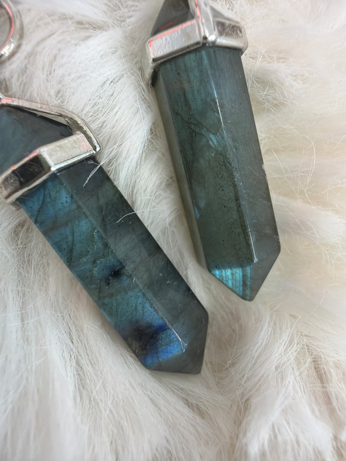 Crystal point necklaces