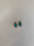 Turquoise marquise drop earrings