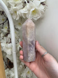 pink amethyst point L