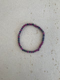 Ruby and sapphire facet bracelet