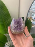 Raw amethyst geode