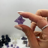 Amethyst merkaba star
