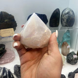 Snow Aura Quartz point M