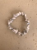Howlite chipped bracelet