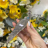 Buddha silver leaf