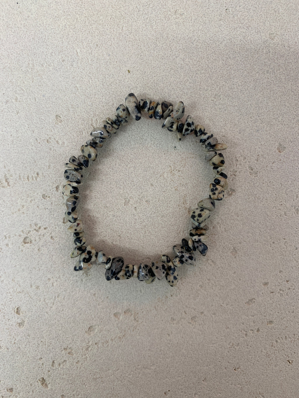 Dalmatian Jasper Chip bracelet