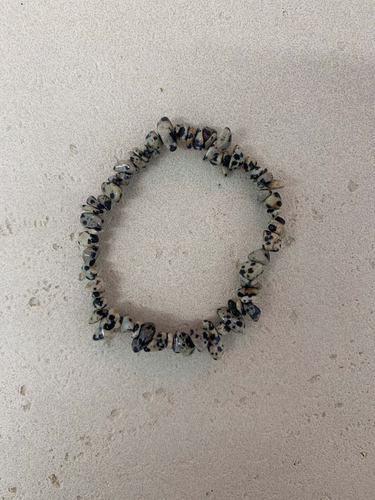 Dalmatian Jasper Chip bracelet