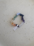 Chakra chip bracelet