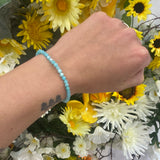 Amazonite facet bracelet