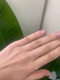 Sterling silver spark ring