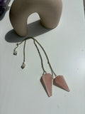 Rose quartz pendulum