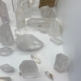 Clear quartz raw point