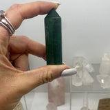 Green fuschite point