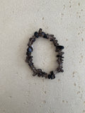 Smoky Quartz chipped bracelet