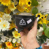 Cauldron resin burner
