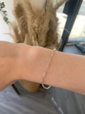 Sterling Silver Paperclip Bracelet