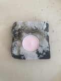 Rainbow moonstone tealight