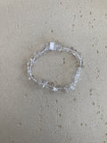 Clear quartz chip bracelet