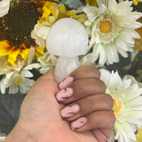 Clear quartz mushroom M